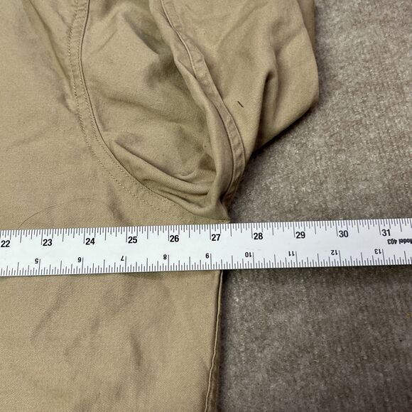 Riverside FR Button Shirt‎ XL Beige Flame Resistant Dual Pocket Welding Oilfield - Picture 7 of 9